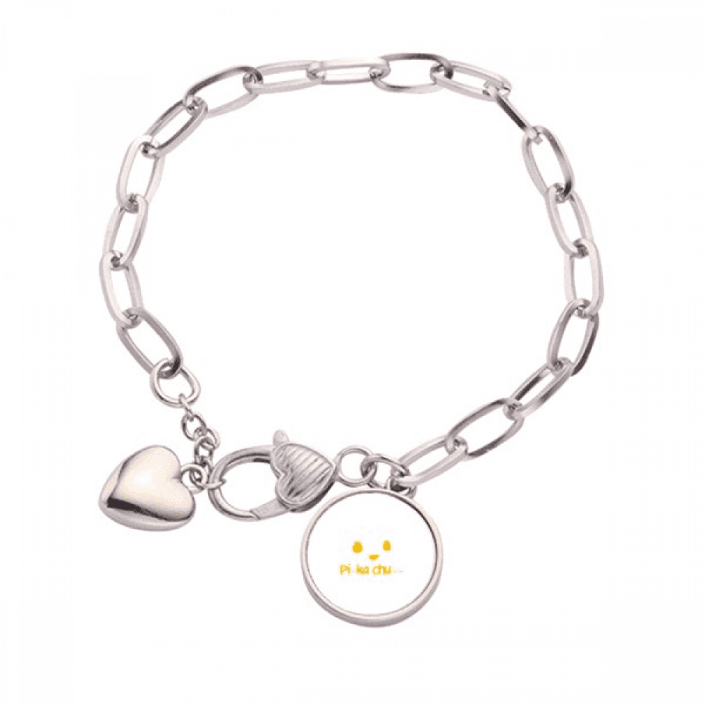 Elves Stickers Peper Art Deco  Fashion Heart Chain Bracelet Jewelry Charm Fashion