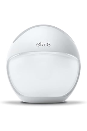 Curve Manual Wearable Breast Pump Hands-Free, Kick-Proof, Portable Silicone Pump That Can Be Worn in-Bra for Gentle, Natural Milk Expression Breast Feeding Essentials White