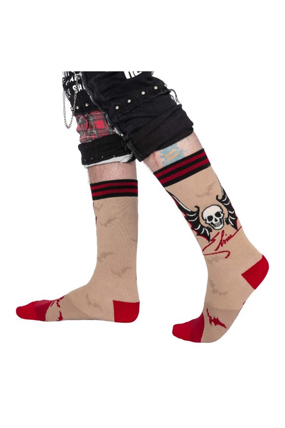 Elvira Cruel Ink Crew Socks