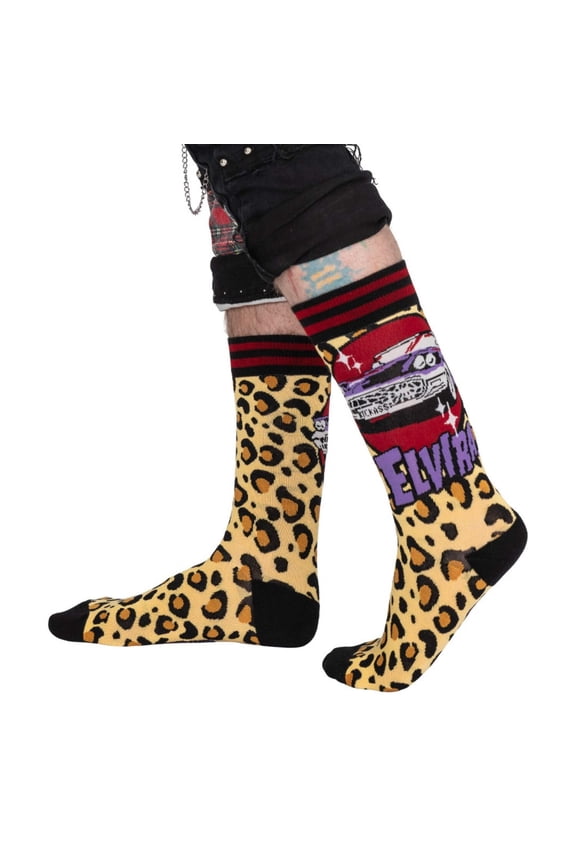 Elvira Macabre Mobile Crew Socks