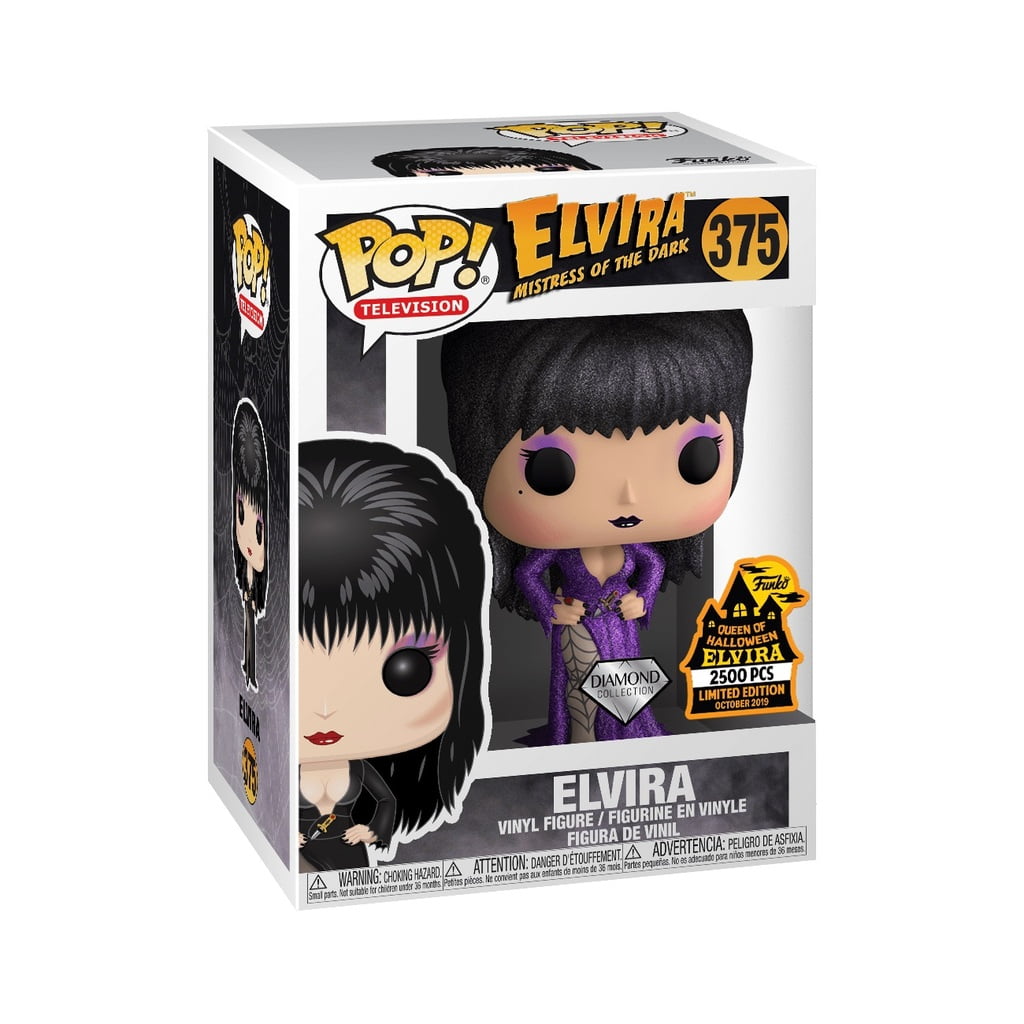 strapless open back dress Elvira Autographed Funko Pop