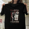 thumbnail image 1 of Elvira's Late Night Horror Hotline Mistress of the Unisex T-Shirt, Dark Creepy V70589, Up to Size 5XL, 1 of 2