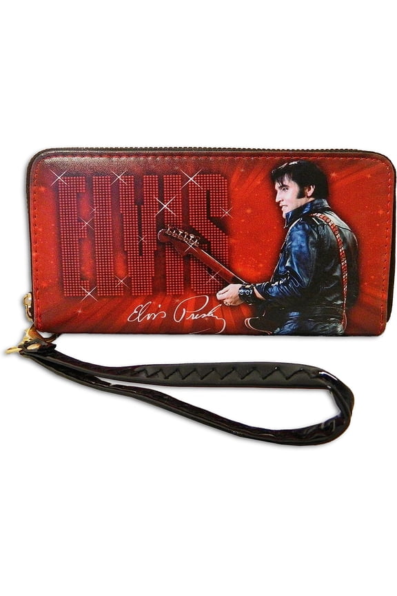 Elvis 1968 Comeback Concert Leather Wristlet Wallet