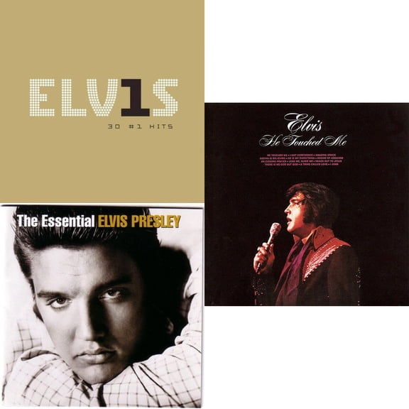 Elvis 30 #1 Hits & Essential Elvis Presley & He Touched Me [CD Bundle]