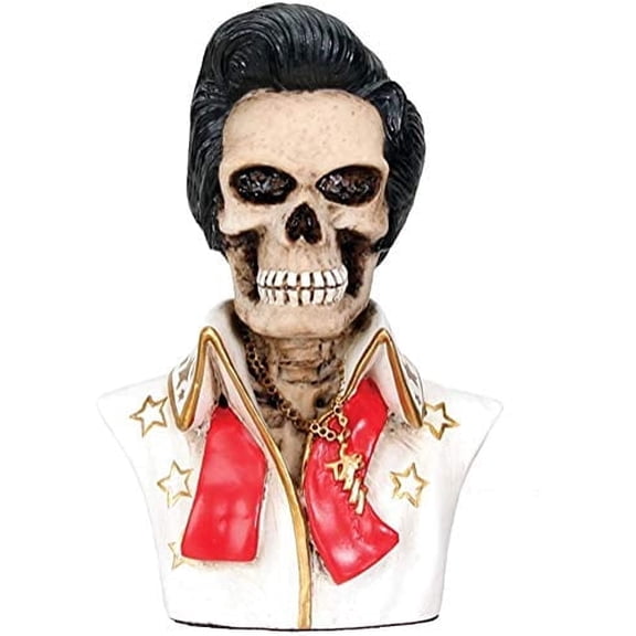Summit Collection Elvis Collectible Skeleton Figurine, 3 x 2 x 4.25 inches