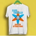 thumbnail image 1 of Elvis Costello Get Happy Retro Cool Gift Tee T Shirt P1849, 1 of 2