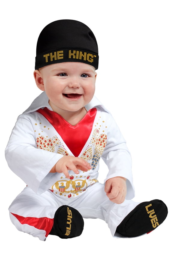 Elvis Presley The King Costume for Babies by Rubies, Boys 0-6 months