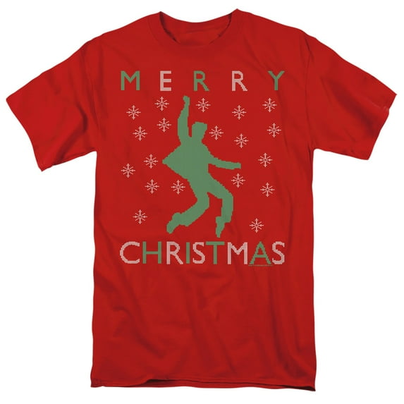 Elvis Dancing Ugly Christmas Unisex Adult T Shirt