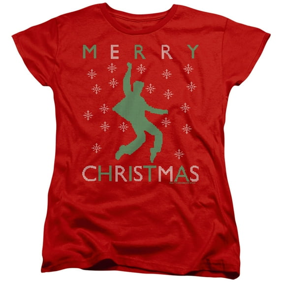 Elvis Dancing Ugly Christmas Women's T Shirt