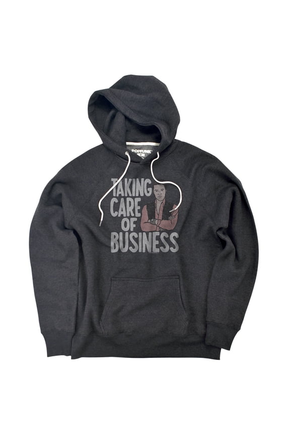 Elvis Elvis TCB Official Premium Ultrasoft Tri-Blend Hoodie (Small) Charcoal