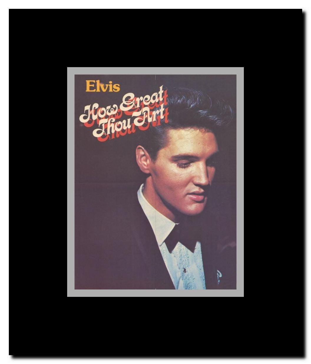 Elvis - How Great Thou Art Framed Movie Poster