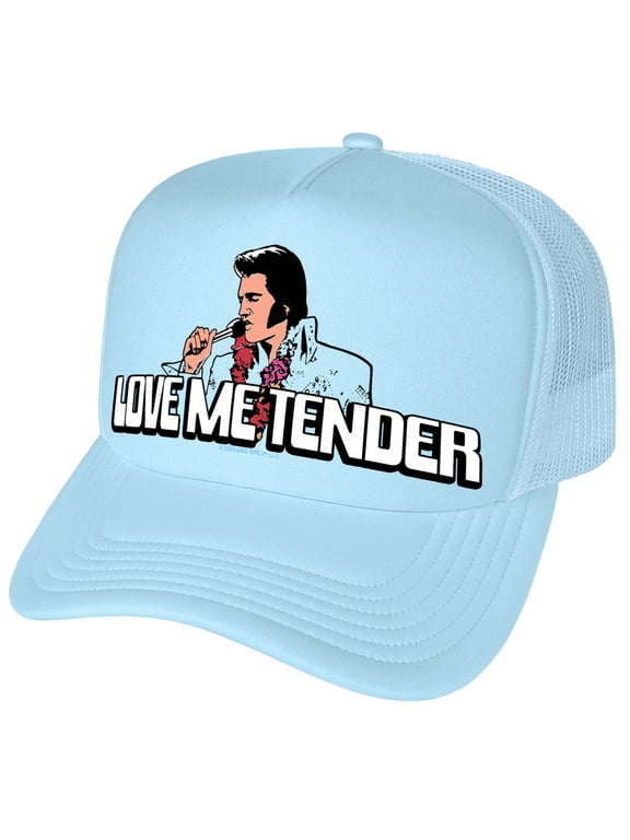 Elvis Love Me Tender Foam Snapback Trucker Hat - Unisex for Men and Women