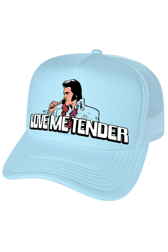 Elvis Love Me Tender Foam Snapback Trucker Hat - Unisex for Men and Women