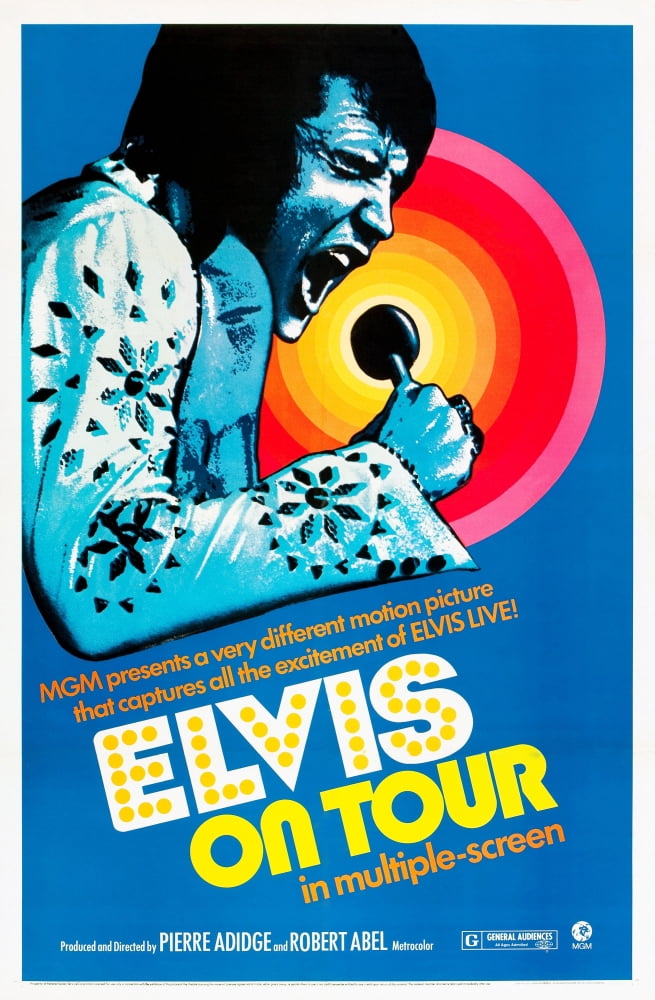 Elvis On Tour Canvas Art - (11 x 17)