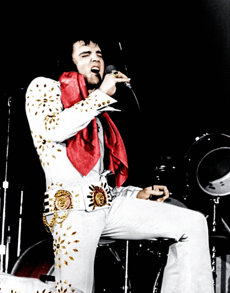 Elvis On Tour Canvas Art - (16 x 20)