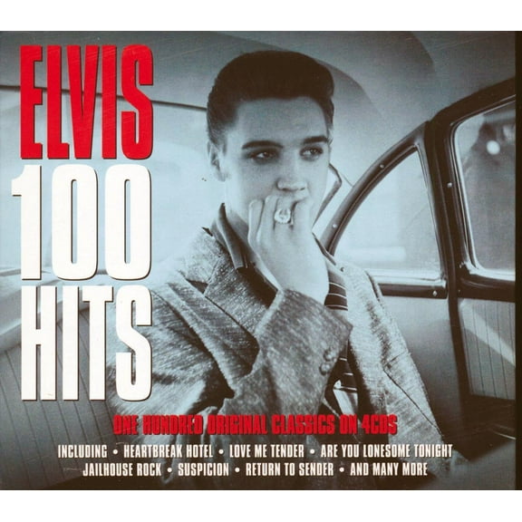 Elvis Presley - 100 Hits (100 tracks) (4xCD) (deluxe 4-fold digipak) - CD