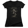 thumbnail image 1 of Elvis Presley 1954 Junior Women's V-Neck T-Shirt Black, 1 of 2
