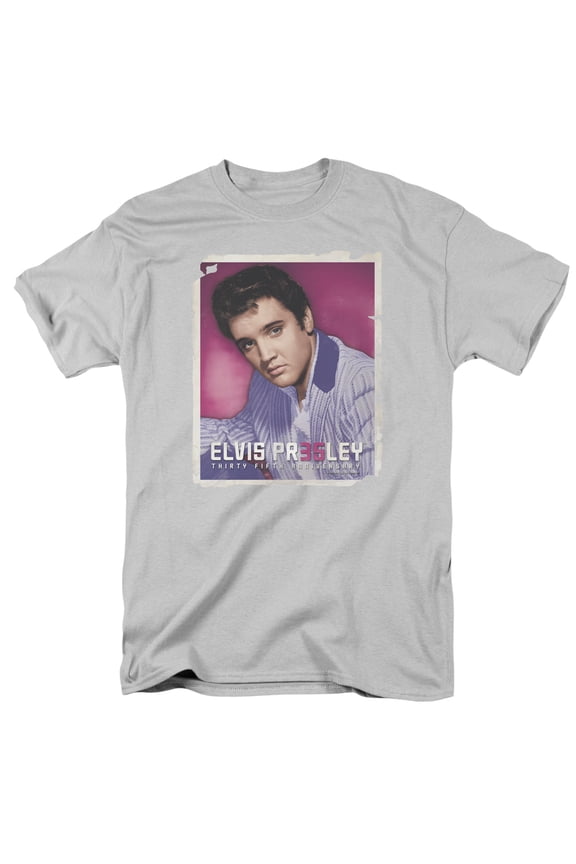 Elvis Presley 35 Jacket 18/1 T-Shirt Silver