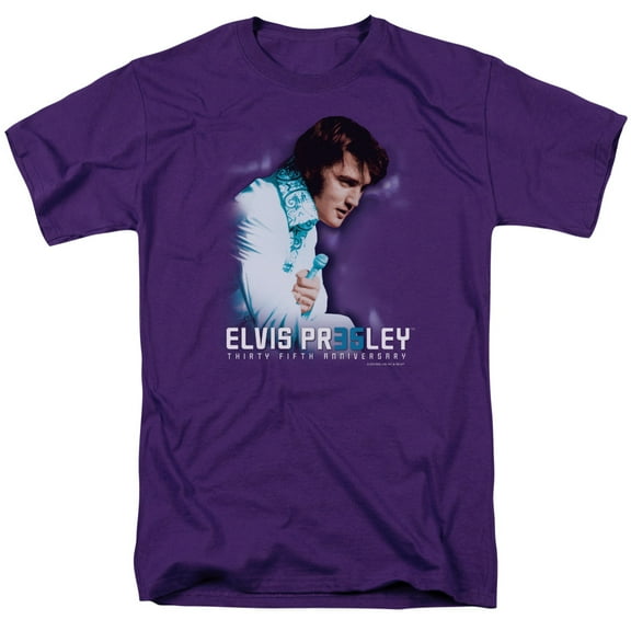 Elvis Presley 35th Anniversary 2 18/1 T-Shirt Purple