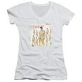 thumbnail image 1 of Elvis Presley 50 Million Fans Junior Women's V-Neck T-Shirt White, 1 of 1