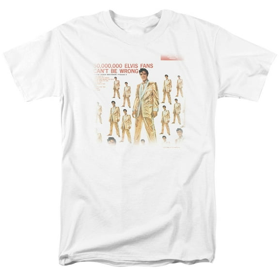 Elvis Presley 50 Million Fans Officially Licensed Adult T-Shirt 3XL