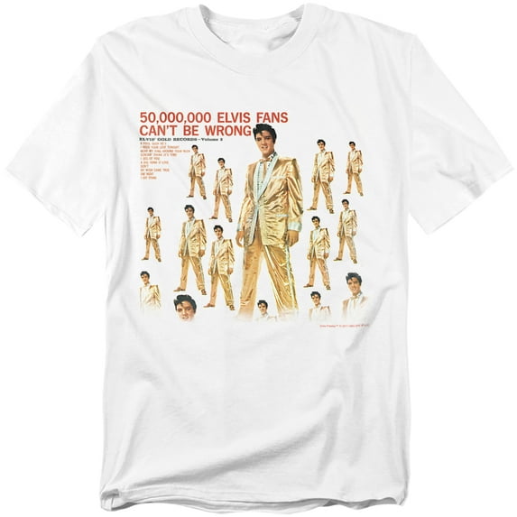 Elvis Presley T-Shirt 50 Million Fans Unisex Graphic Tee For Men & Women