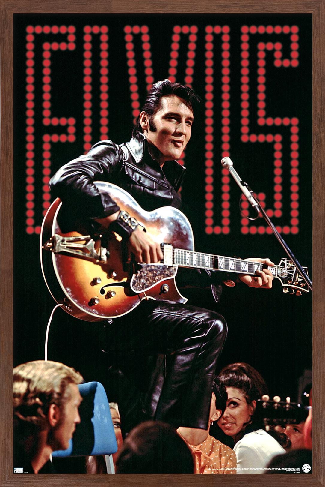 elvis presley (RARE!!USオリジナルワンシートポスター!!) Elvis-Presley-68-Concert-Wall-