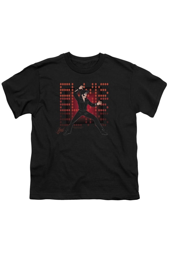 Elvis Presley - 69 Anime - Youth Short Sleeve Shirt - X-Large
