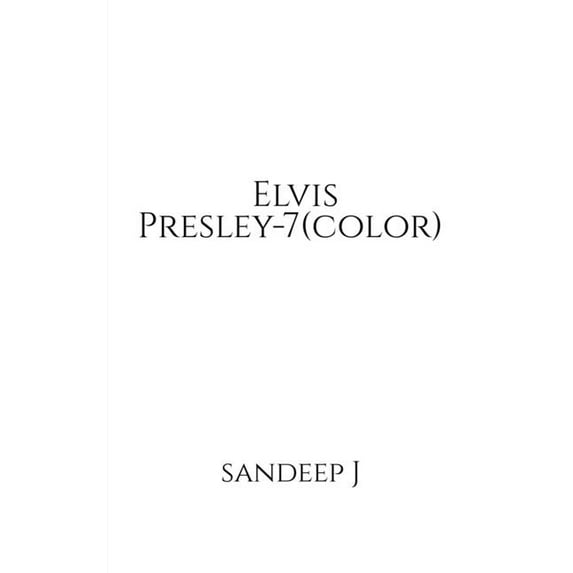 Elvis Presley-7(color), (Paperback)