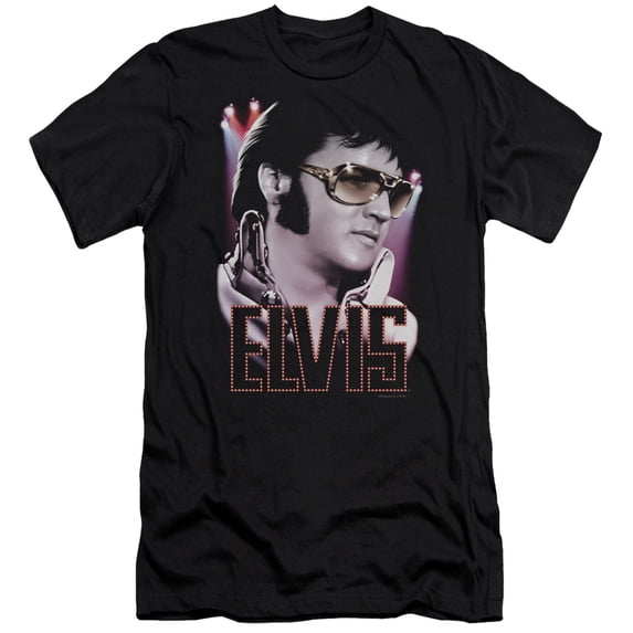 Elvis Presley - 70S Star - Premium Slim Fit Short Sleeve Shirt - XX-Large
