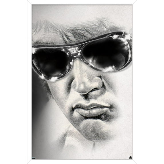 Elvis Presley - A Moment In Time Wall Poster, 14.725" x 22.375" Framed