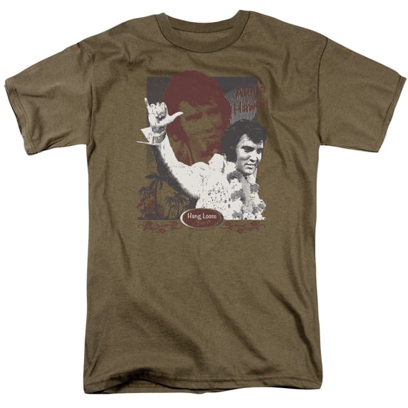 Elvis Presley Aloha Hang Loose Officially Licensed Adult T-Shirt XL