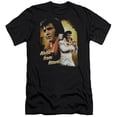 thumbnail image 1 of Elvis Presley Aloha Premium Slim Fit 30/1 T-Shirt Black, 1 of 2