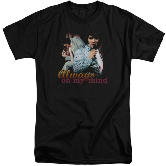 Elvis Presley - Always On My Mind - Tall Fit Short Sleeve Shirt - XXX-Large