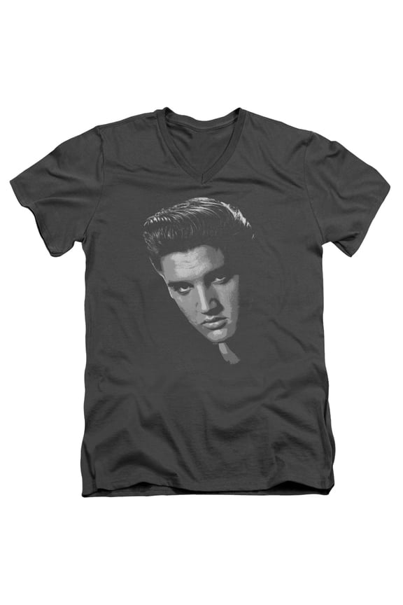 Elvis Presley - American Idol - Slim Fit V Neck Shirt - Large