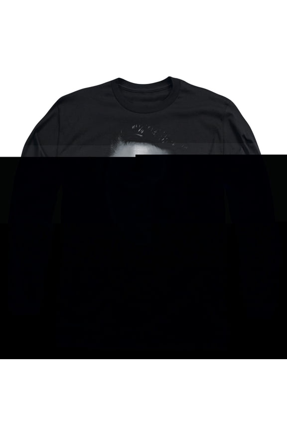 Elvis Presley Big Face Adult Long Sleeve T-Shirt Black