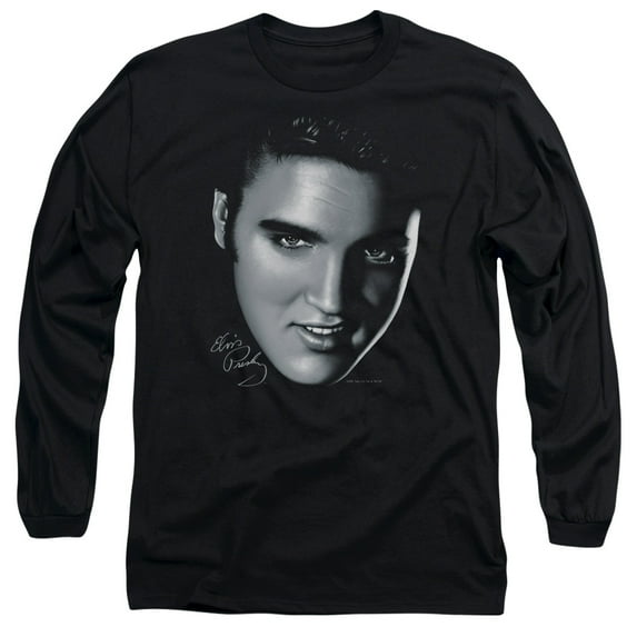 Elvis Presley - Big Face - Long Sleeve Shirt - Large