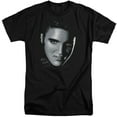 thumbnail image 1 of Elvis Presley Big Face S/S Adult Tall Black, 1 of 1