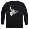 thumbnail image 1 of Elvis Presley - Black And White Guitarman - Long Sleeve Shirt - Small, 1 of 2