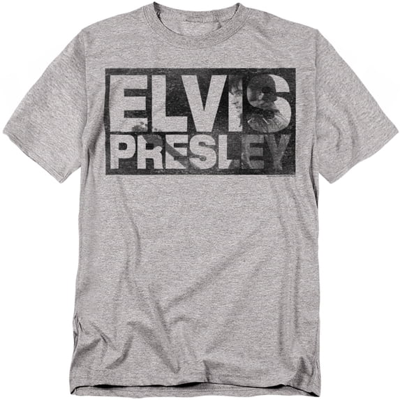 Elvis Presley T-Shirt Block Letters Unisex Graphic Tee For Men & Women