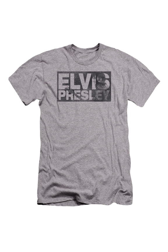 Elvis Presley - Block Letters - Premium Slim Fit Short Sleeve Shirt - Small