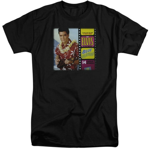 Elvis Presley - Blue Hawaii Album - Tall Fit Short Sleeve Shirt - XXX-Large