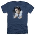 thumbnail image 1 of Elvis Presley - Blue Profile - Heather Short Sleeve Shirt - Medium, 1 of 2