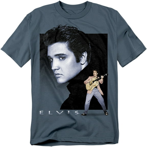 Elvis Presley T-Shirt Blue Rocker Unisex Graphic Tee For Men & Women
