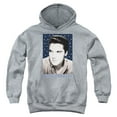 thumbnail image 1 of Elvis Presley Blue Sparkle Youth Pullover Hoodie Sweatshirt Heather, 1 of 2