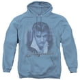 thumbnail image 1 of Elvis Presley Blue Suede Fade Adult Pullover Hoodie Sweatshirt Carolina Blue, 1 of 1