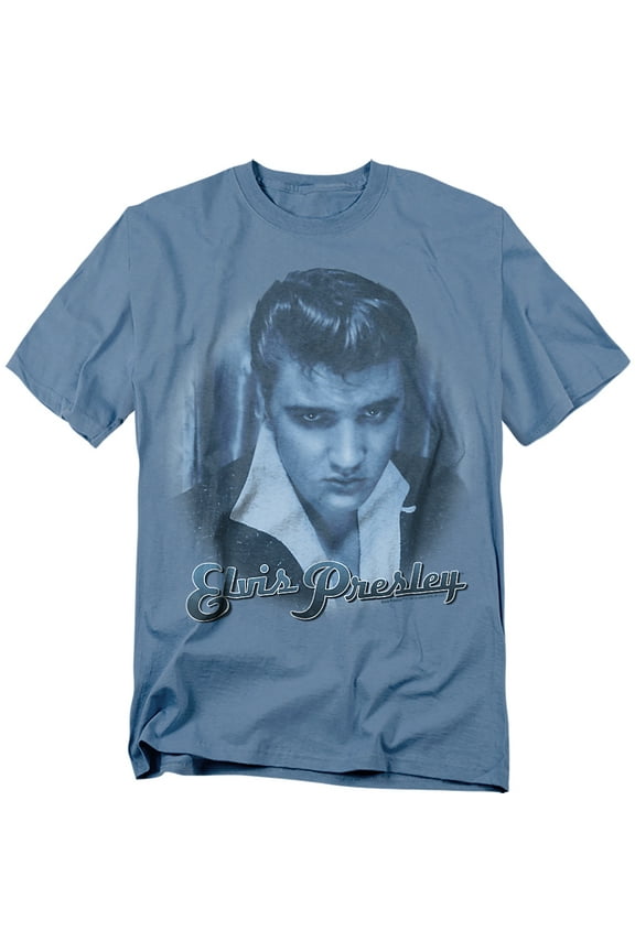 Blue Suede Fade Officially Licensed Adult T-Shirt L