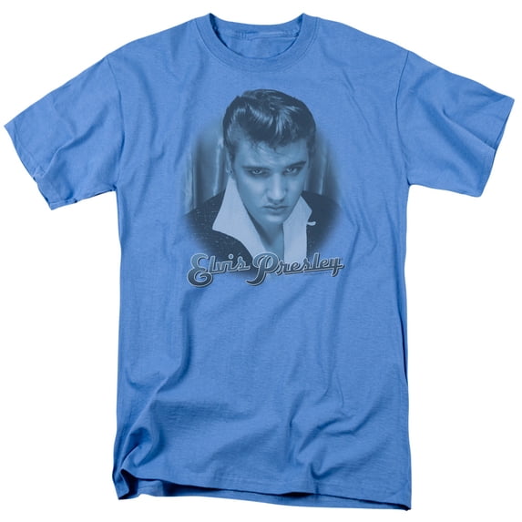Elvis Presley Blue Suede Fade Officially Licensed Adult T-Shirt S