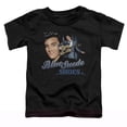 thumbnail image 1 of Elvis Presley Blue Suede Shoes Toddler T-Shirt Black, 1 of 2