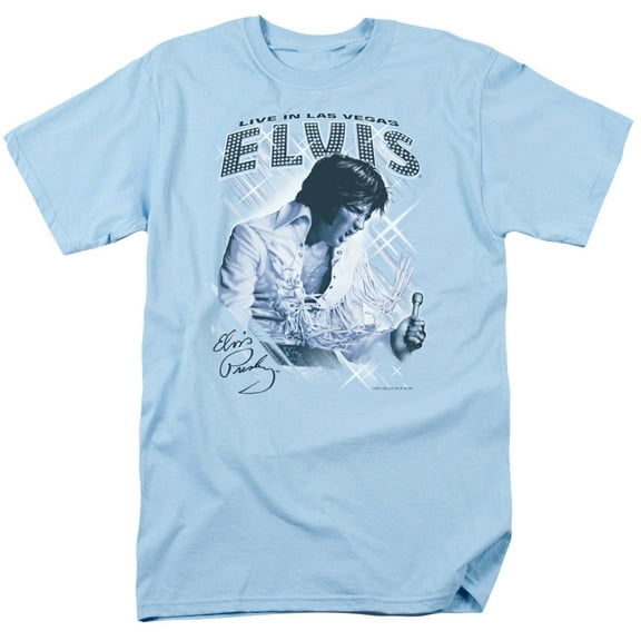 Elvis Presley Blue Vegas Officially Licensed Adult T-Shirt S